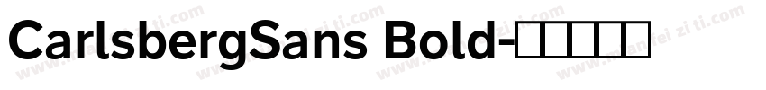 CarlsbergSans Bold字体转换